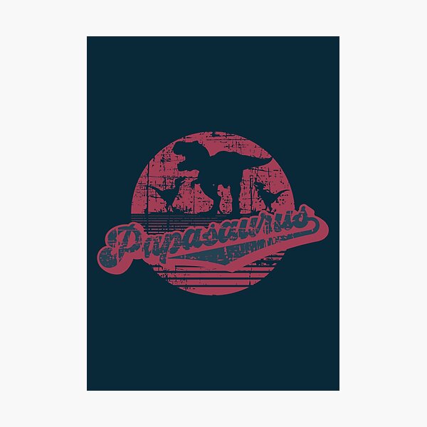 Item preview, PAPASAURUS T REX DADASAURUS RETRO SUNSET CLASSIC DISTRESSED VINTAGE DINOSAUR DAD designed and sold by zenturtlemerch.