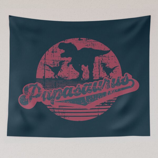 Item preview, PAPASAURUS T REX DADASAURUS RETRO SUNSET CLASSIC DISTRESSED VINTAGE DINOSAUR DAD designed and sold by zenturtlemerch.