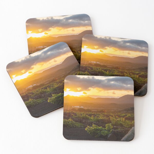 Item preview, Sunset behind the volcanoes designed and sold by iCimages.net.