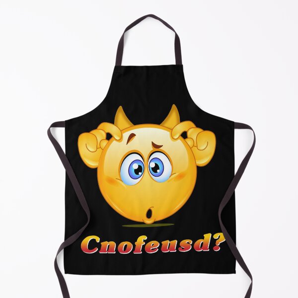 Item preview, Confused Devil Emoji - Black designed and sold by Sagar Karki.