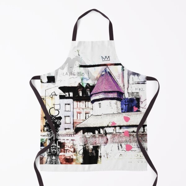 Item preview, Lucerne Urban Pop Art, Switzerland, City, Shabby Scribble, Modern Art Downtown designed and sold by ExquisiteShots.