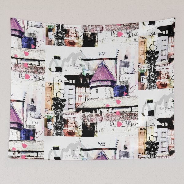 Item preview, Lucerne Urban Pop Art, Switzerland, City, Shabby Scribble, Modern Art Downtown designed and sold by ExquisiteShots.