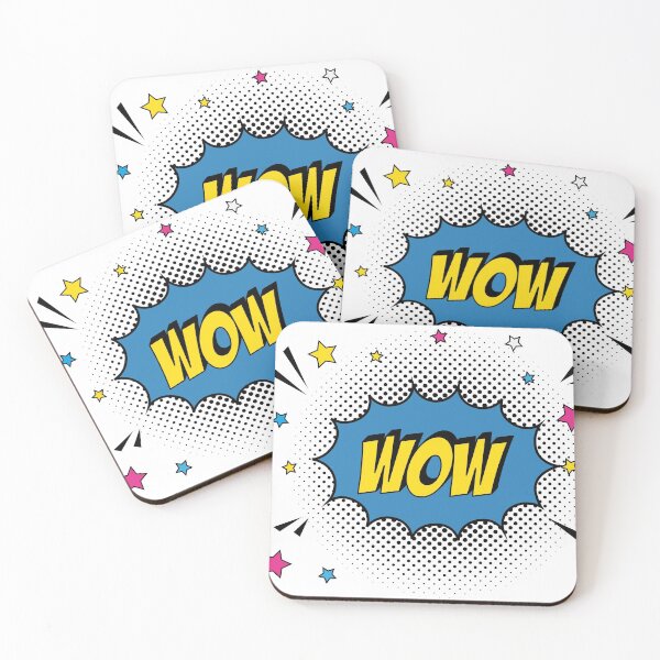 Item preview, pop art with wow word designed and sold by Sya Prints.