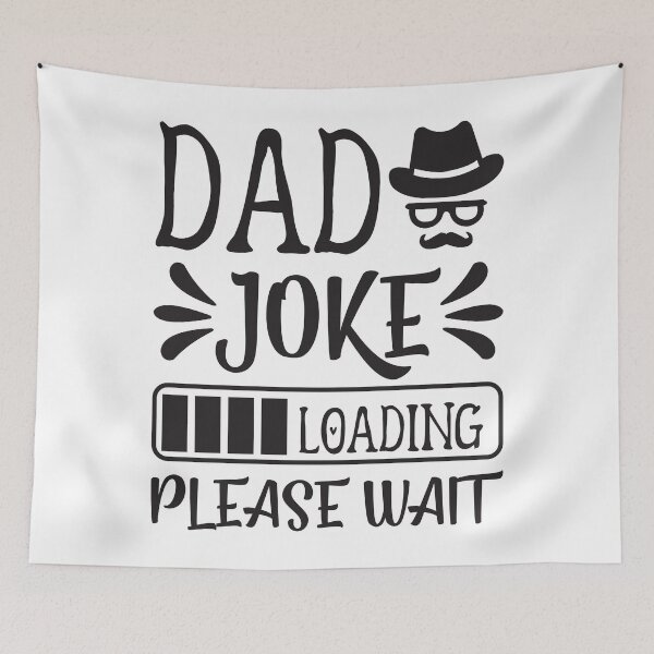 Item preview, DAD JOKE LOADING PLEASE WAIT | PROGRESS BAR SLOGAN designed and sold by Printoweb.
