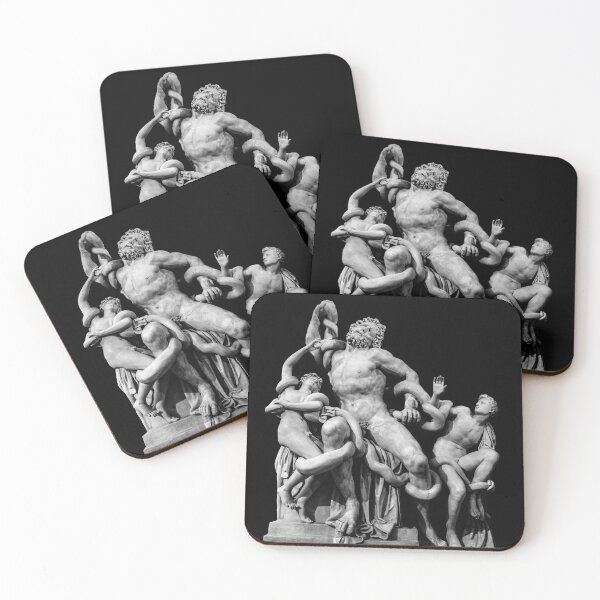 Item preview, Laocoon Greek Sculpture Over Black designed and sold by DFLC Prints.