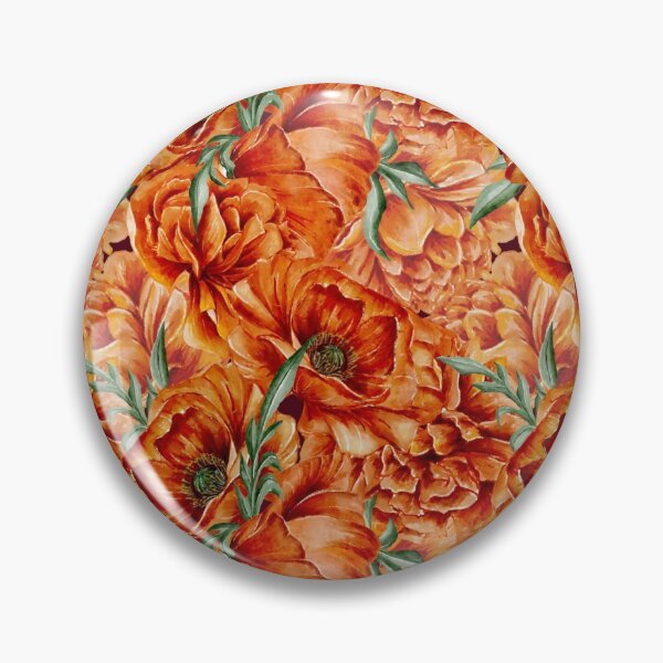 Item preview, Digital watercolour seamless pattern with scarlet wild poppies and green leaves. designed and sold by BananiLettering.