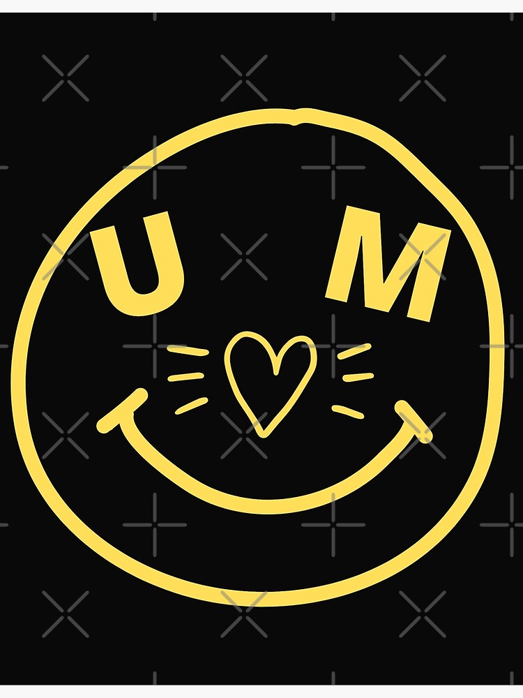 "Michigan Smiley Face" Art Print by ucinelm Redbubble