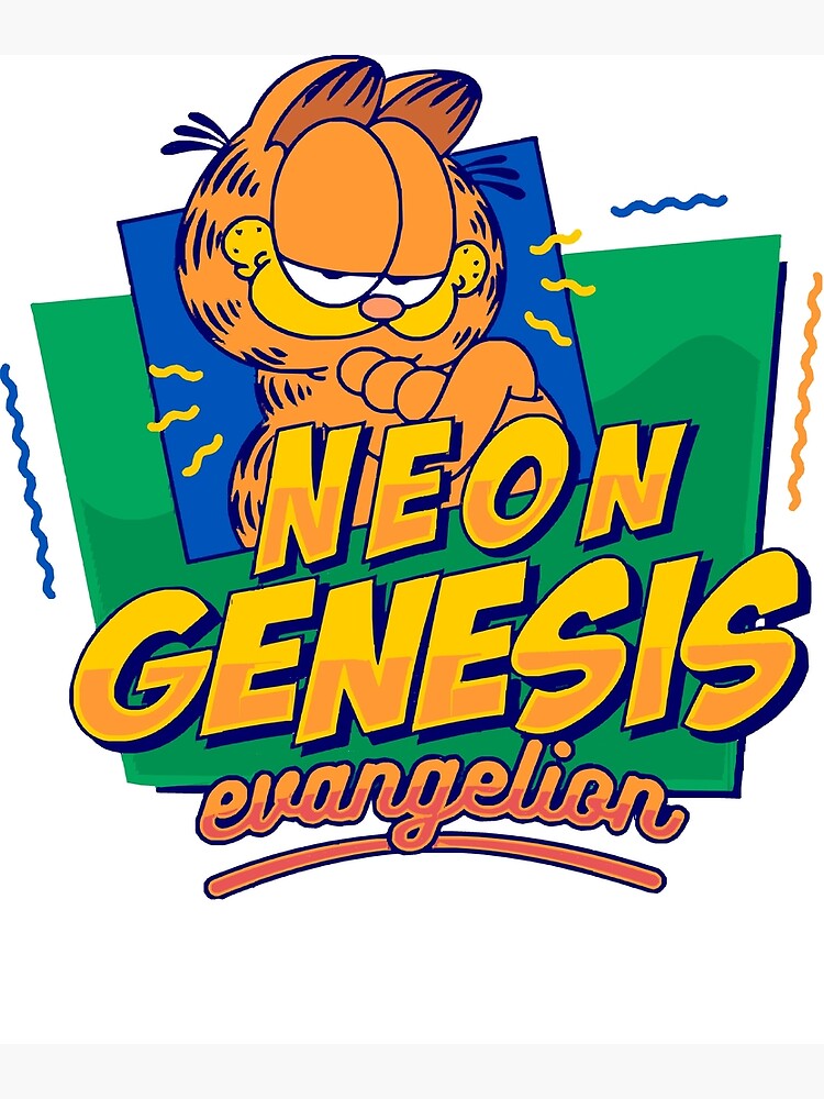 Impression photo « Garfield Neon Genesis Evangelion Garfield Memes