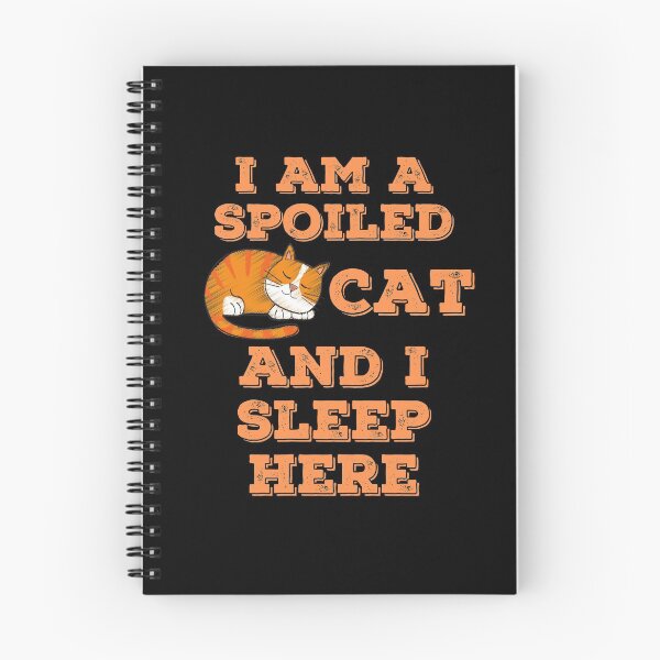 Item preview, I  Am A Spoiled Cat And I Sleep Here designed and sold by BlissHeaven.