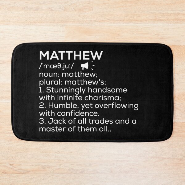 Item preview, Matthew Name Definition designed and sold by Teelogic.