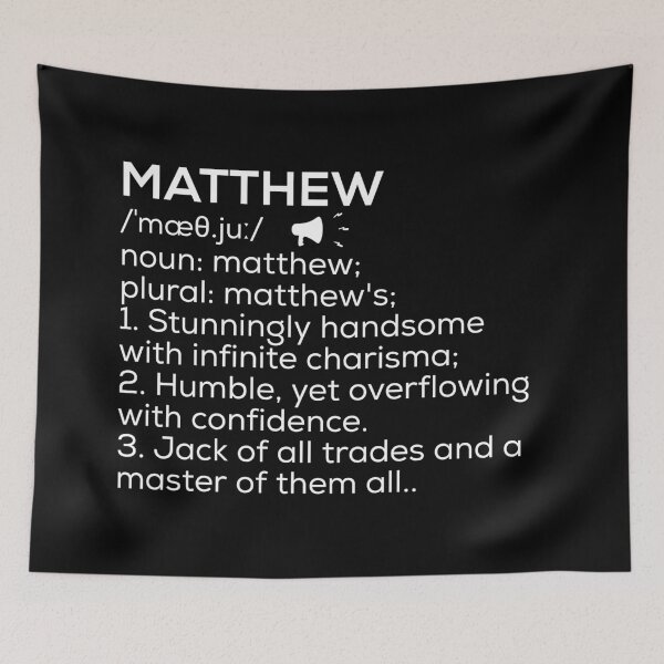 Item preview, Matthew Name Definition designed and sold by Teelogic.