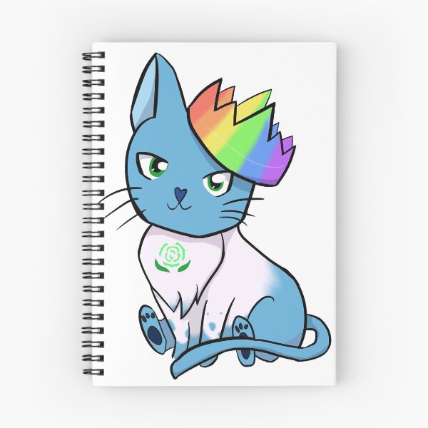 Item preview, Achillean Rainbow Pride Cat designed and sold by LunarDoodles.