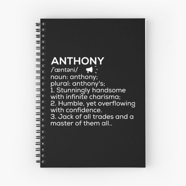 Artikelvorschau, Anthony Namensdefinition entworfen und verkauft von Teelogic.