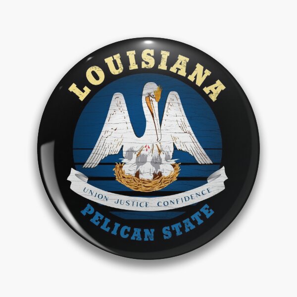 Item preview, LOUISIANA PELICAN STATE FLAG designed and sold by Madjack Tees Kiwi SuperStore.