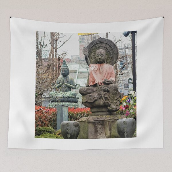 Item preview, Jizo statues at Senso Ji temple in Tokyo, Japan.  designed and sold by Photopat.