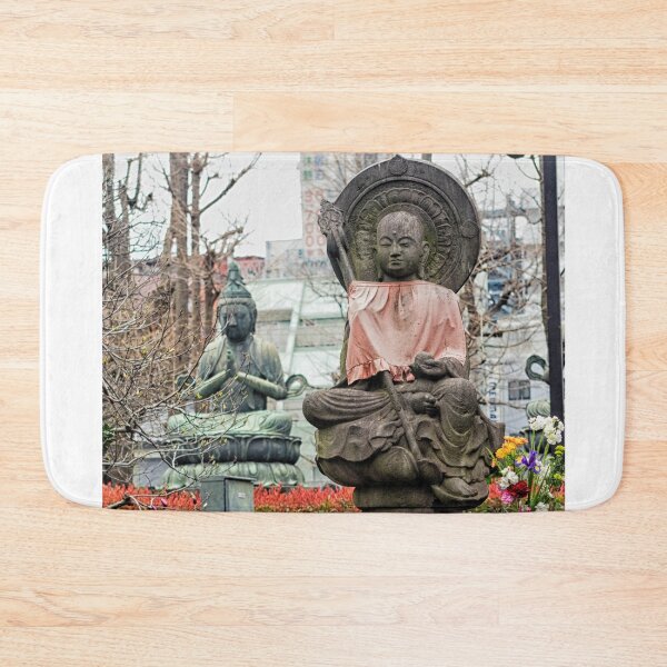 Item preview, Jizo statues at Senso Ji temple in Tokyo, Japan.  designed and sold by Photopat.