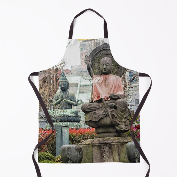 Item preview, Jizo statues at Senso Ji temple in Tokyo, Japan. designed and sold by Photopat.