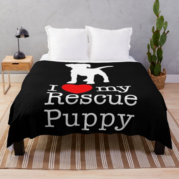 Item preview, I Love My Rescue Puppy - Adopt a Rescue Dog Lovers designed and sold by Marc Scott-Parkin.