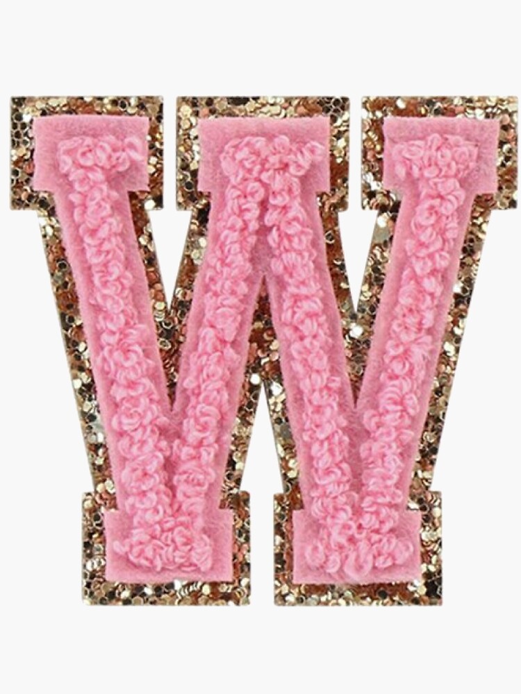 pink letter w Sticker for Sale by maddiesartworks