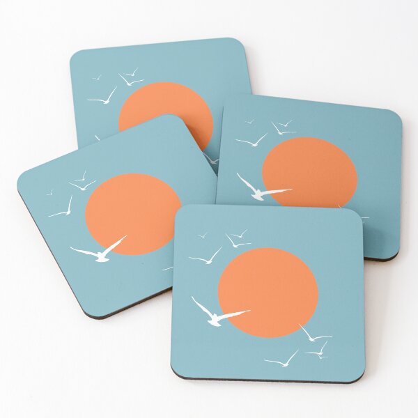 Item preview, Sun Sky Seagulls Bids Minimal Art designed and sold by Anna Lemos.
