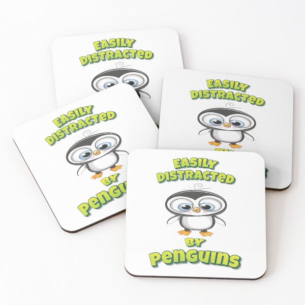 Item preview, Easily Distracted By Penguins designed and sold by ProjectX23.
