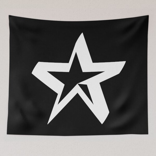 Item preview, STAR Distorted - White Minimalistic Vector Art designed and sold by in-vectors.