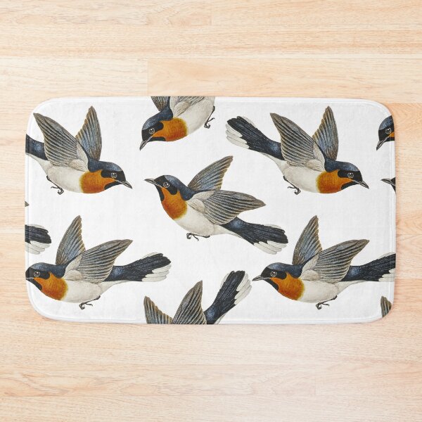 Item preview, Small grey brown sparrow bird repeating seamless pattern designed and sold by wavethreat.