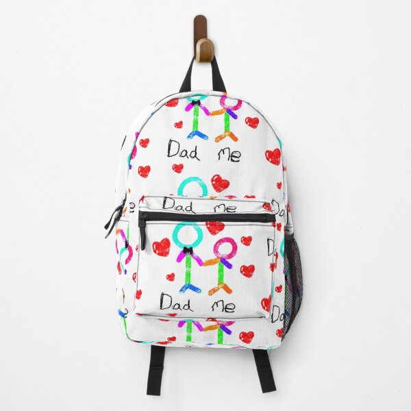 Item preview, Dad and Me told love dad, with doodle kid hand drawing a colorful crayon. designed and sold by little-monkey-s.
