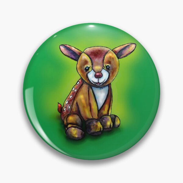 Item preview, Deer stuffed animal illustration designed and sold by Pauletart.