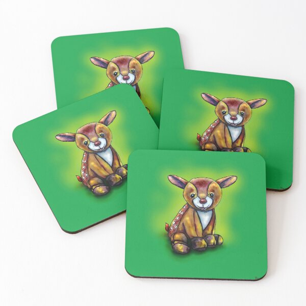 Item preview, Deer stuffed animal illustration designed and sold by Pauletart.