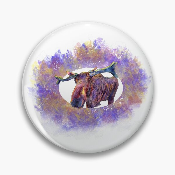 Item preview, Vibrant kind moose designed and sold by Pauletart.