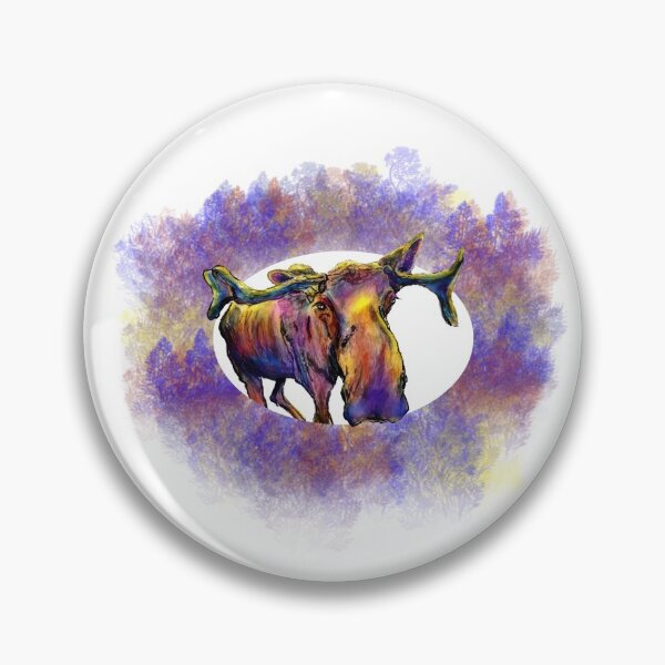 Item preview, Vibrant moose designed and sold by Pauletart.