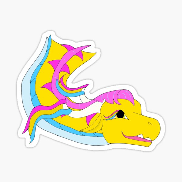 Pansexual Pride Dragon Sticker For Sale By Duskfall Redbubble 2502