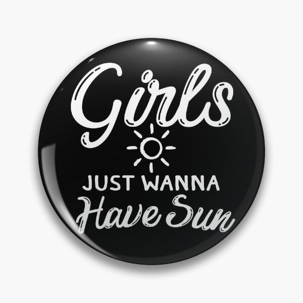 Item preview, Girls just wanna have sun white text designed and sold by yennyz.