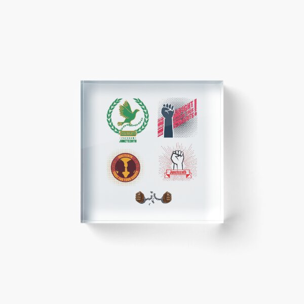 Item preview, Juneteenth Celebrate Freedom Sticker Pack designed and sold by ecdato.
