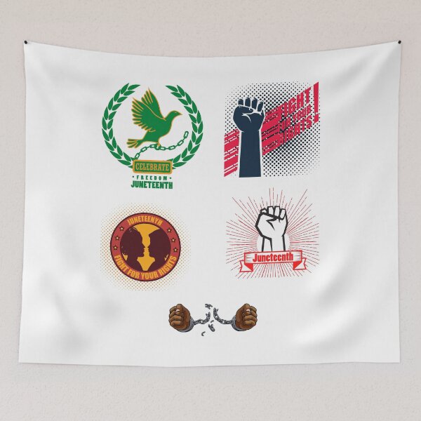 Item preview, Juneteenth Celebrate Freedom Sticker Pack designed and sold by ecdato.