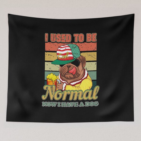 Item preview, I Used To Be Normal - Pug designed and sold by saulmedia.