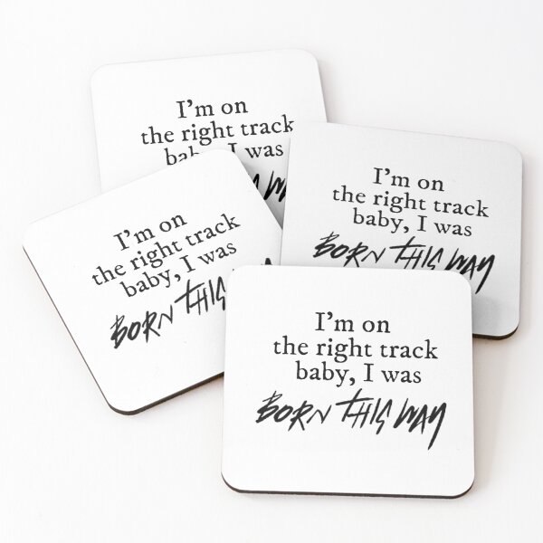 Item preview, Baby i was born this way gaga designed and sold by AlertStore.