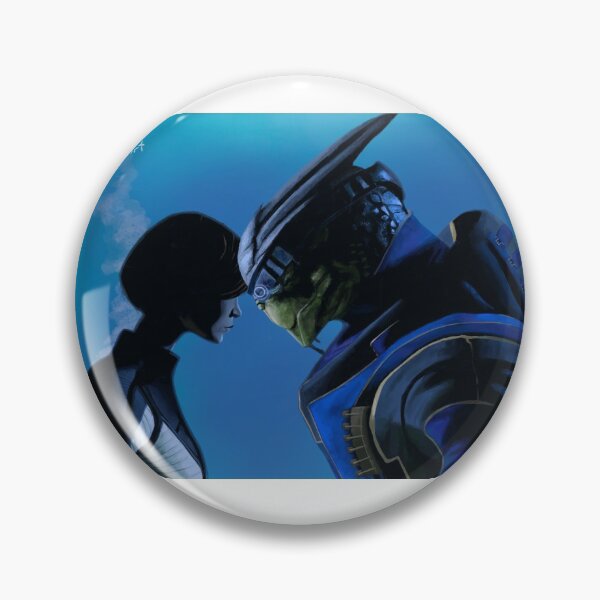 Item preview, Garrus and Shepard Print designed and sold by Elina On Twitch.
