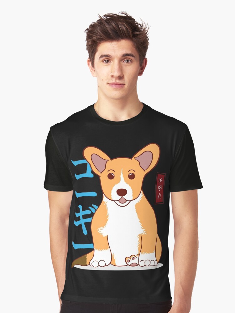 corgi graphic tee