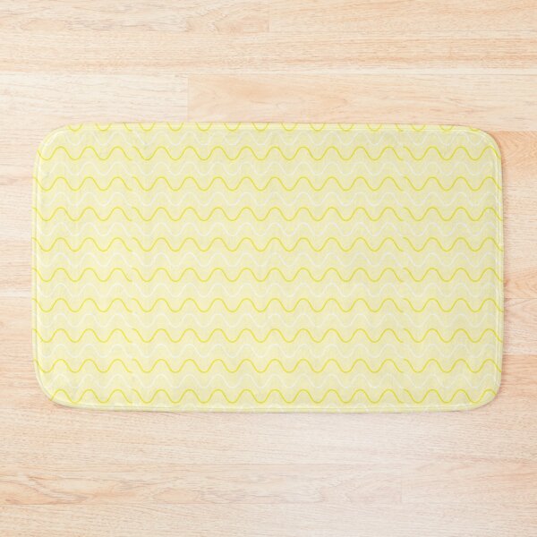 Item preview, Pastel Yellow Curvy Waves Pattern designed and sold by Moonshine Paradise.