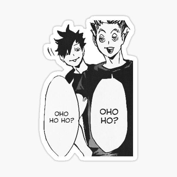 Haikyuu !! Kuroo et Bokuto Sticker
