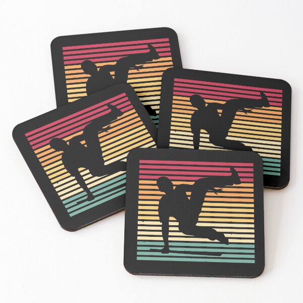 Item preview, Parkour Silhouette Retro Sunset designed and sold by SuperStuffStore.
