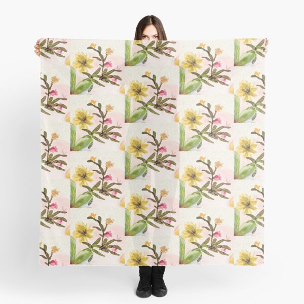 Cactus Flowers Scarf