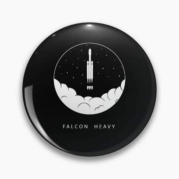 Item preview, falcon heavy in circle designed and sold by whatsyokidswear.