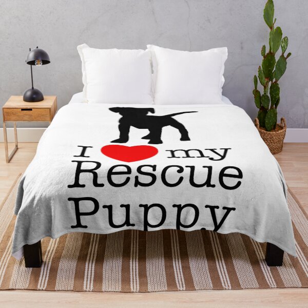 Item preview, I Love My Rescue Puppy - Adopt a Rescue Dog Lovers designed and sold by Marc Scott-Parkin.