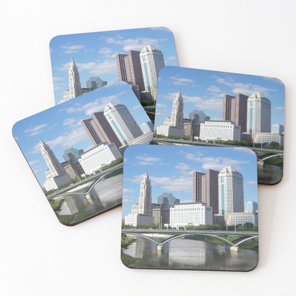 Item preview, Columbus Skyline from Main Street Bridge designed and sold by Jordan Griffith.
