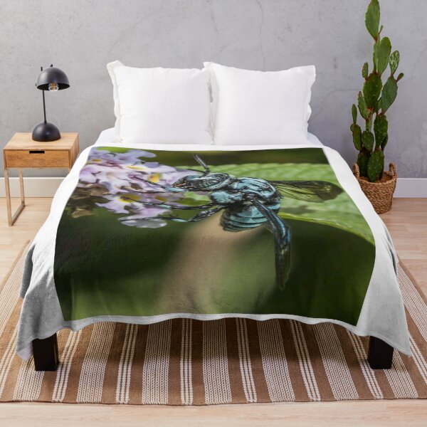 Item preview, carpenter bee collecting nectar designed and sold by ritusdesigns.