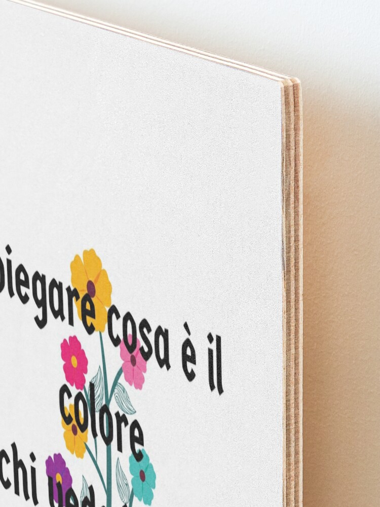 Ventanni Maneskin, spiegare cosa e il colore a chi vede bianco e nero  Mounted Print for Sale by tiredandbored