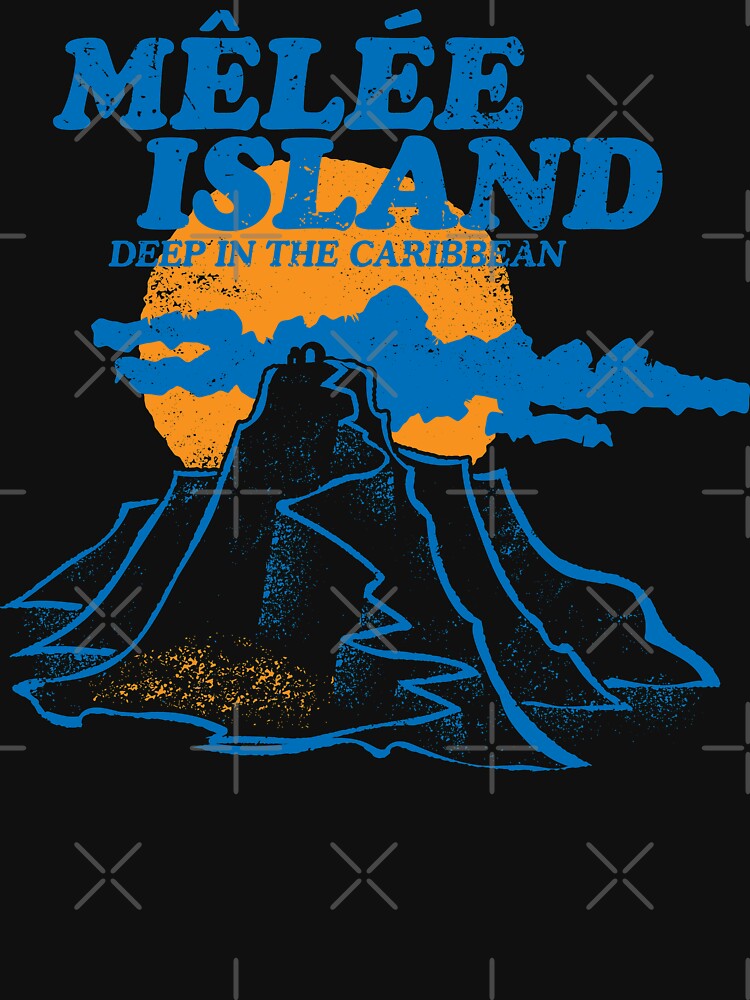 melee island t shirt